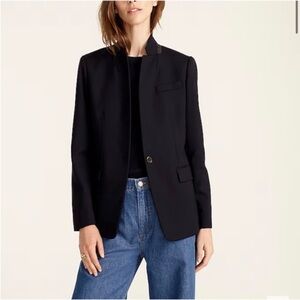 J. Crew Black Single-Button Blazer